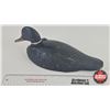 Image 4 : Wooden Duck Decoy (Consignor Tag - Black Hen Decoy c. 1930's) (Measure : 5"H x 5-1/2"W x 14"L)