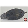 Image 7 : Wooden Duck Decoy (Consignor Tag - Black Hen Decoy c. 1930's) (Measure : 5"H x 5-1/2"W x 14"L)
