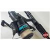Image 5 : Fishing Rod & Reel Combos (2) : - Daiwa Model CX 135 w/ 7' Rod - Zebco MX3 w/ 6' Rod