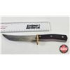 Image 7 : Knife w/ Leather Sheath (Consignor Tag - 1960's Schrade Old Timer USA 165) (Total Length of Knife : 