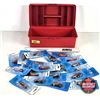 Image 1 : Fishing Lures (21) (New In Package) (Panco Salmon Catcher) c/w Plastic Tackle Box (Box Measures : 5"