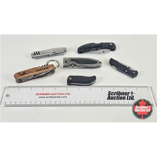 Variety of Folding Pocket Knives (6)