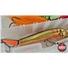 Image 3 : Variety of Crank Bait Lures (11) c/w Plastic Box (Box Measures : 1-3/4"H x 11"W x 7-1/4"D)