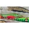 Image 5 : Variety of Crank Bait Lures (11) c/w Plastic Box (Box Measures : 1-3/4"H x 11"W x 7-1/4"D)
