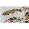 Image 7 : Variety of Crank Bait Lures (11) c/w Plastic Box (Box Measures : 1-3/4"H x 11"W x 7-1/4"D)