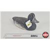 Image 1 : Wooden Duck Decoy (Consignor Tag - Blue Bill Hen Working Decoy Stamped FC 1951) (Measures : 6-1/2"H 