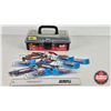 Image 1 : Fishing Lures (Spoons) (15) In Plastic Box (Box Measures 4"H x 12"W x 6-1/2"D)