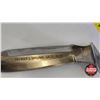 Image 3 : Knife w/Leather Sheath (Consignor Tag - Premier's Original Gazel Hunter H 150 Solingen Germany) (Tot