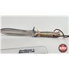 Image 7 : Knife w/Leather Sheath (Consignor Tag - Premier's Original Gazel Hunter H 150 Solingen Germany) (Tot