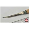Image 10 : Knife w/Leather Sheath  (Consignor Tag - J. Marttiini Filleting Knife Finland) (Total Length of Knif