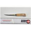 Image 9 : Knife w/Leather Sheath  (Consignor Tag - J. Marttiini Filleting Knife Finland) (Total Length of Knif