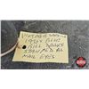Image 12 : Wooden Duck Decoy (Consignor Tag - Vintage Working 1930's Bill Drake : Stamped AL : Nail Eyes) (Meas
