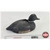 Image 3 : Wooden Duck Decoy (Consignor Tag - Vintage Working 1930's Bill Drake : Stamped AL : Nail Eyes) (Meas