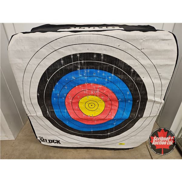 Archery Target : The Block : Double-Sided (Measures : 33"H x 33"W x 13-1/2"D)