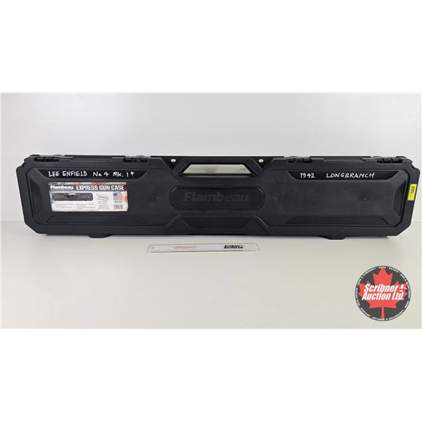 Hard Shell Gun Case : Flambeau  (Measures : 45-1/2"L x 8-1/2"W x 3"D)