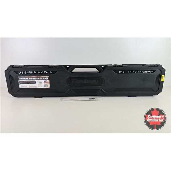 Hard Shell Gun Case : Flambeau (Measures : 45-1/2"L x 8-1/2"W x 3"D