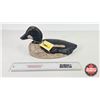 Image 1 : Wooden Duck Decoy (Consignor Tag : Golden Eye Whistler from Brockville Area : 1940's) (Measures : 6"