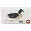 Image 2 : Wooden Duck Decoy (Consignor Tag : Golden Eye Whistler from Brockville Area : 1940's) (Measures : 6"