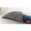 Image 5 : Damascus Mini Skinner : Blue Laminate & Mosaic Pin w/Leather Sheath (Total Length of Knife : 5"L)