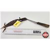 Image 1 : Knife w/Leather Sheath (Consignor Tag - Vintage Hand Forged Trapper's Knife, Antler Handle) (Total L