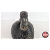 Image 6 : Wooden Duck Decoy (Consignor Tag: Working Blue Bill Drake : 1930's) (Measures : 6"H x 6-1/4"W x 12-3