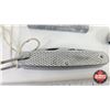 Image 4 : Variety of Pocket Knives (3) w/Magnesium Fire Starter/Sharpening Stone