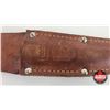 Image 6 : Knife w/Leather Sheath (Consignor Tag - Frosts Mora Knife Sweden) (Total Length of Knife : 9-1/2"L)