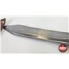 Image 2 : Knife w/Leather Sheath (Consignor Tag - Stainless Bowie Solingen Germany H7) (Total Length of Knife 