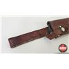Image 5 : Knife w/Leather Sheath (Consignor Tag - Stainless Bowie Solingen Germany H7) (Total Length of Knife 