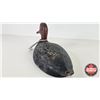 Image 3 : Wooden Duck Decoy : Working Red Head Drake Hollow Body (c. 1920) (Measures : 6"H x 6"W x 14-1/2"D)