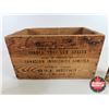 Image 7 : Vintage CIL Wooden Ammo Box : w/Collector Tins (4) (Box Measures : 8"H x 14" W x 8-1/2"D)