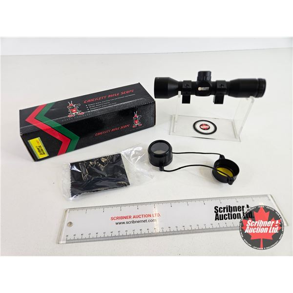 Crickett Rifle Scope : w/Rings : 4 x 32