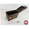 Image 3 : Military Metal Ammo Box (Measures : 7-1/2"H x 6"W x 12"D)
