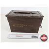 Image 5 : Military Metal Ammo Box (Measures : 7-1/2"H x 6"W x 12"D)
