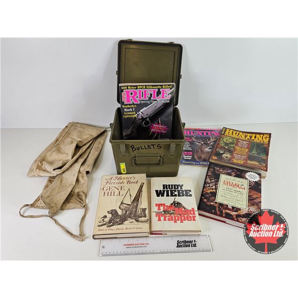 Plastic First Aid Kit Box w/ Canvas Gun Sock & Books and Magazines: - The Best of Field and Stream -