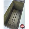 Image 3 : Military Metal Ammo Box (Measures : 7"H x 6"W x 12"D)