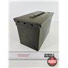 Image 6 : Military Metal Ammo Box (Measures : 7"H x 6"W x 12"D)
