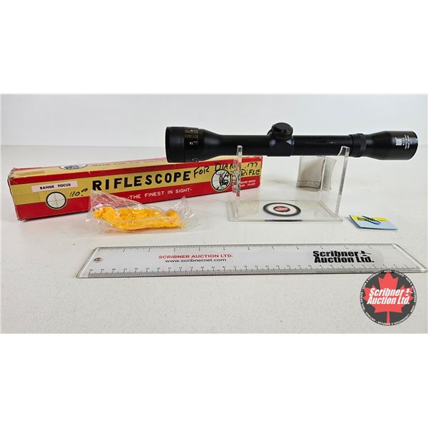 Rifle Scope : Ruko : 4 x 32  (Total Length : 12")