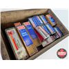 Image 2 : Vintage CIL Wooden Ammo Box w/Plastic Ammo Containers for 22 cal & 17 cal (67 Total Count)