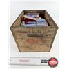 Image 5 : Vintage CIL Wooden Ammo Box w/Plastic Ammo Containers for 22 cal & 17 cal (67 Total Count)