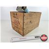 Image 5 : Vintage CIL Wooden Ammo Box w/Vintage Ammo Tins (Empty) (18) (Box Size 9"H x 14"W X 9-1/2"D)