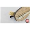 Image 14 : Wooden Duck Decoy  (Consignor Tag : Working Blue Bill Hen : Signed R. Humphrey : 1950) (Measures : 7