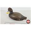 Image 3 : Wooden Duck Decoy  (Consignor Tag : Working Blue Bill Hen : Signed R. Humphrey : 1950) (Measures : 7