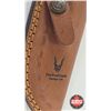 Image 5 : Knife w/Leather Sheath  (Consignor Tag : Stainless Skinner Laminate Wood : Leather Sheath) (Total Le