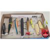Image 1 : Vintage Fishing Lures : Large (9)