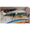 Image 3 : Vintage Fishing Lures : Large (9)