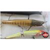 Image 6 : Vintage Fishing Lures : Large (9)