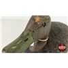 Image 7 : Wooden Duck Decoy  (Consignor Tag : Black Duck Drake : Working Decoy : Cork : 1950's) (Measures: 8-1