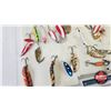 Image 3 : Fishing Lures (48) with Plastic Storage Case  (Case Measures: 1-1/2"H x 12-1/2"W x 11"D)