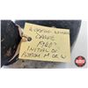 Image 10 : Wooden Duck Decoy : (Consignor Tag - Working Whistler Drake 1940's Bottom M or W) (Measures : 6"H x 